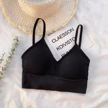 Sports Bra For Women Soft Padded - Black - Shop N Save