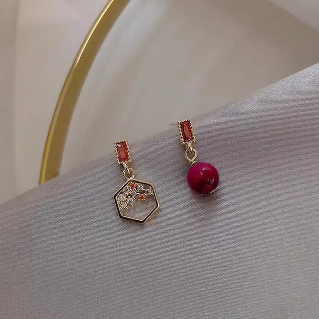 Golden Fashion Earrings: Small &amp; Simple Summer Design for Women - Shop N Save