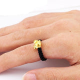 Ring For Women Dragon Son Weave Black