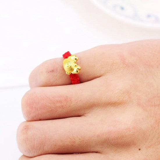 Ring For Women Dragon Son Weave Red