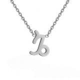 Constellations Necklace Pendant Capricorn Silver