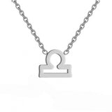 Constellations Necklace Pendant Libra Silver