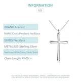 Women Men Jewelry Silver Smooth Cross Pendant Silver