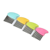 Stainless Steel Potato Carrot Wavy Cutter Slicer Chips Knife (Pink) - Shop N Save