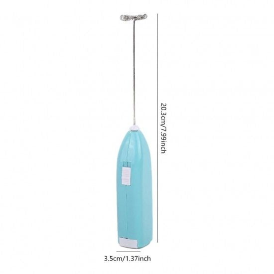 Milk Frother Mixer Portable Foamer Maker Without Battery (Blue) - Shop N Save