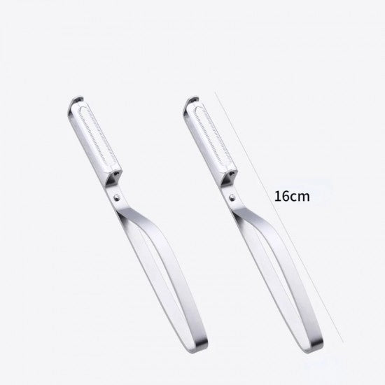 Stainless Steel Fruit Apple Vegetable Cucumber Peeler (Silver) - Shop N Save