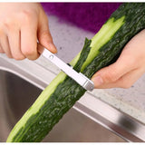 Stainless Steel Fruit Apple Vegetable Cucumber Peeler (Silver) - Shop N Save