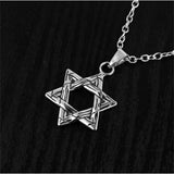 New Fashion Star Of David Shield Hexagram Pendant Necklace