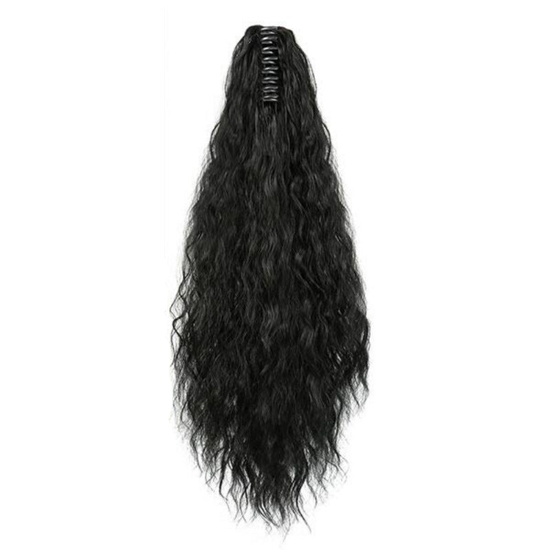 Foreign trade ponytail wig female curly small curly hair gripper type long ponytail braid chemical fiber found goods