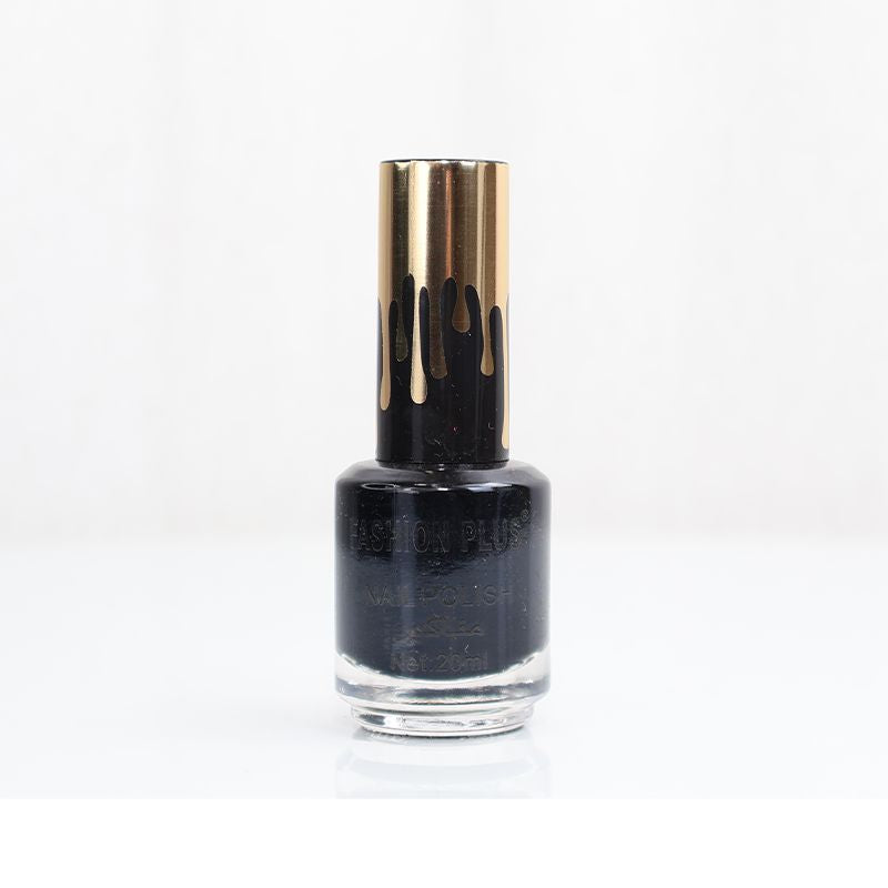 Fashion Plus Nail Polish: Jet Black for Edgy Nails(30)