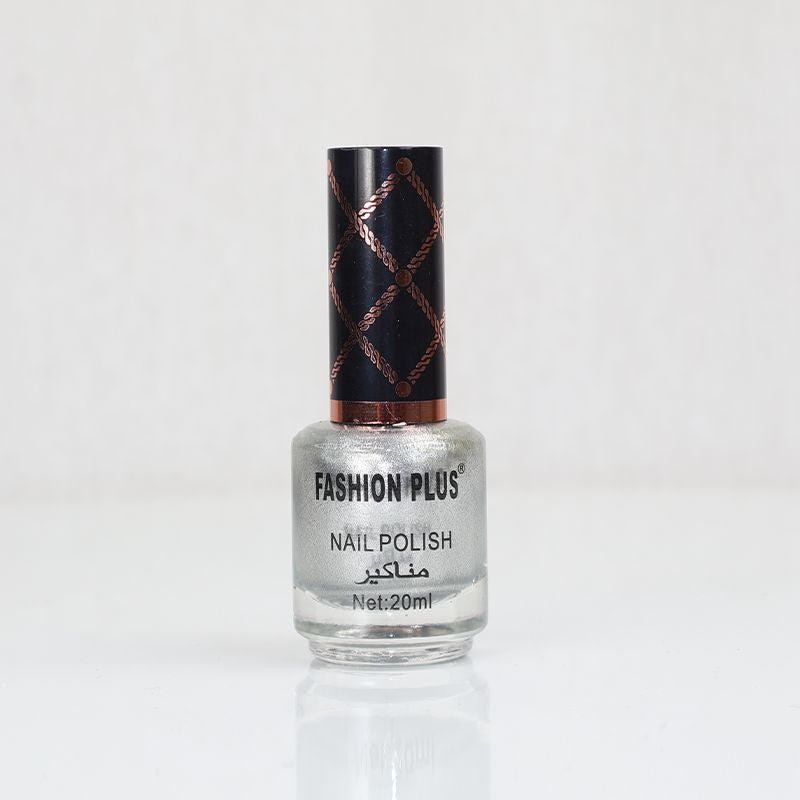 Fashion Plus Nail Polish - Glitter Silver (27)
