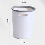 Lightweight Trash Can Waste Bin for kitchen Home Office . - Shop N Save