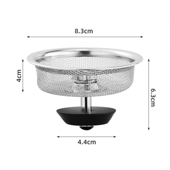 Stainless Steel Kitchen Sink Strainer Drain Filter - Shop N Save