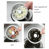 Stainless Steel Kitchen Sink Strainer Drain Filter - Shop N Save