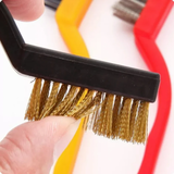 3 Pcs Long Handle Cooker Stove Oil Stain Remover Cleaning Brush - Shop N Save