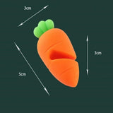 Silicone Heat Resistant Splash Proof Pot Lid Holder Carrot Design - Shop N Save