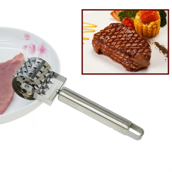 Stainless Steel Meat Tender Steak Handed Roller - Shop N Save