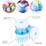 Kitchen Dish Washing Brush Liquid Pressure Pot Dish Bowl Cleaning - Shop N Save
