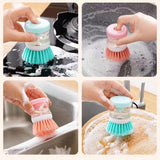 Kitchen Dish Washing Brush Liquid Pressure Pot Dish Bowl Cleaning - Shop N Save