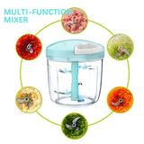 Multifunctional Vegetable And Fruit Manual Chopper (Pink) - Shop N Save