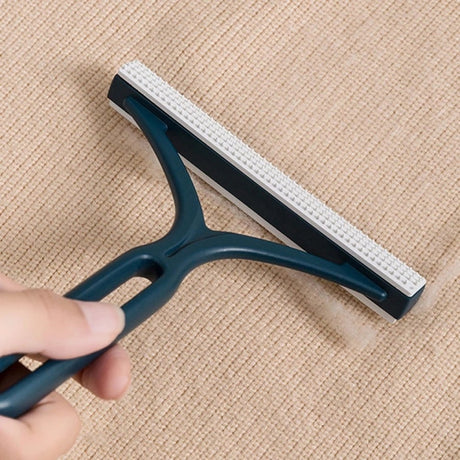 Portable Manual Hair Removal Carpet Wool Coat Clothes Shaver Dark Blue