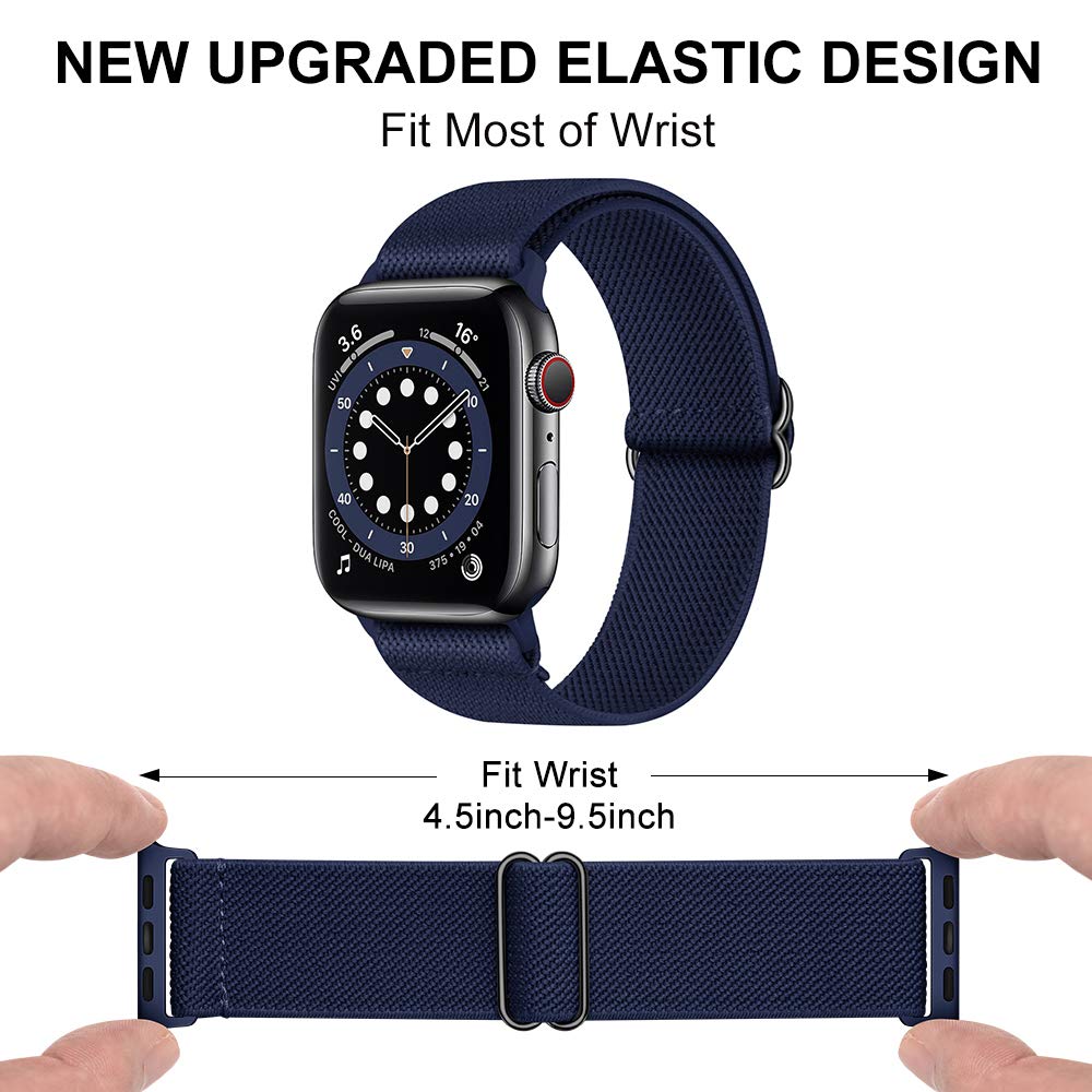 Nylon Loop Strap For Apple Smartwatch Belt Green