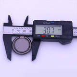 1PC Magnetic Ring Mobile Phone Holder - Solid Color Ring Bracket Alloy Phone Fastened Ring 360 Rotating Desktop Stand - Black