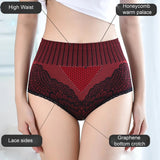 Women Seamless Panties Underwear Female Waist Hip Lifting Red - Shop N Save