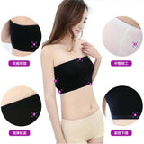 Strapless Breathable Thin Soft Ice Silk Wrapped Bra - Black - Shop N Save