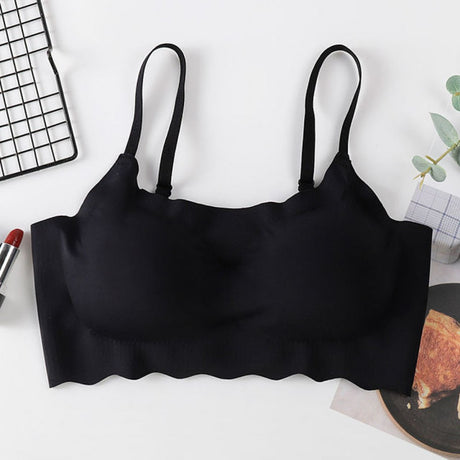 Seamless Push Up Bra Soft Padded Bra For Women - Black - Shop N Save