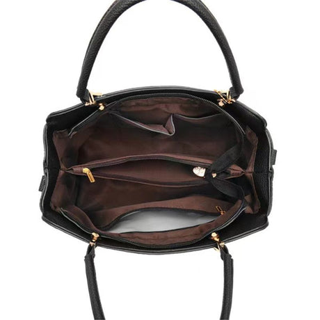 High-Quality Double Handle Handbag: Casual Party, Zipper Closure, Stylish Chic