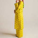 2 Piece Digital Print Kurti Salwar Set - Pure Cotton Collection Stylish Light Weight Cotton Fabric Suit Top Bottom Salwar Kameez Indian Pakistani Printed Suit For Casual Outdoor Dress - Yellow - Shop N Save