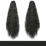 Foreign trade ponytail wig female curly small curly hair gripper type long ponytail braid chemical fiber found goods