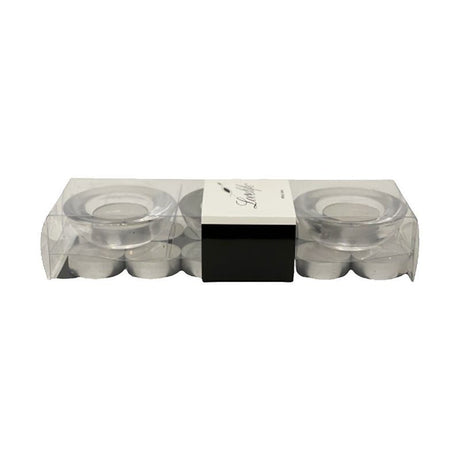 Love Life Scented Candle 3Pc Stand + 15Pcs Candle Set 4.5X23.5X8 cm (White Cotton).