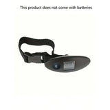 Mini LCD Digital Luggage Scales Portable Travel Bag Weighing Accurate Scales (Black) .