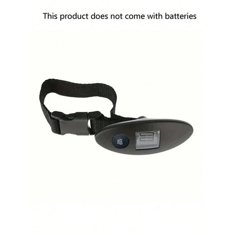 Mini LCD Digital Luggage Scales Portable Travel Bag Weighing Accurate Scales (Black) .