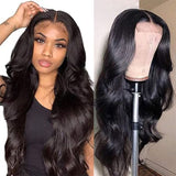 Women's Long Curly Hair Wig: Middle Parting, Big Waves