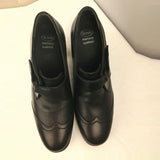 Scholl Memory Cushion Dark Brown Leather Shoes , Touch Fasten, Kelley Design. - Shop N Save