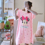 Printed Nightwear For Women Sleepwear  (Light Pink)
