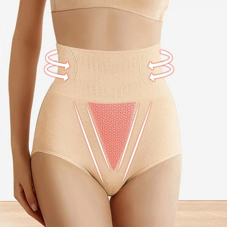 Women Body Shaper Slimming Cotton Soft Panties Underwear - Pink - Shop N Save