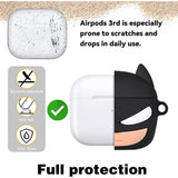 Cartoon 3D Earphone Case For Airpods 1 2 Silicone Cover Batman
