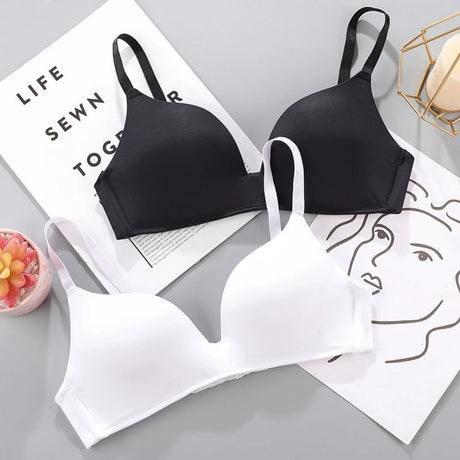 European Style Seamless Soft Women Bra - Dark Blue - Shop N Save