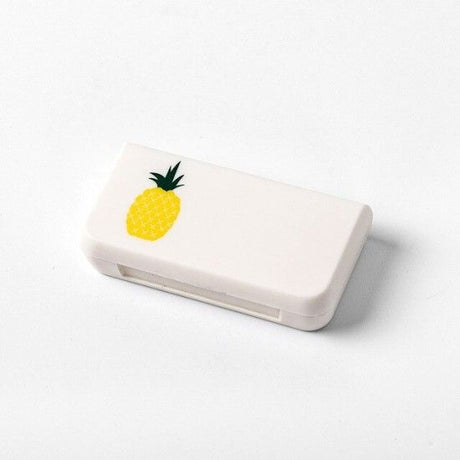 3 Grid Traveling Plastic Mini Case Medicines Tablet Box - Pineapple - Shop N Save