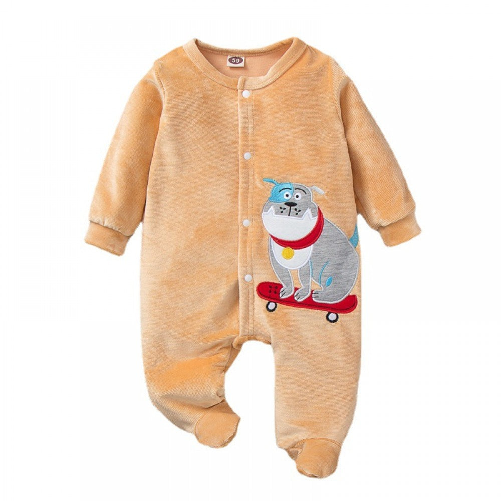 One-Piece New Born Wrapping Romper Long-Legged Boys Jumpsuit - Shop N Save