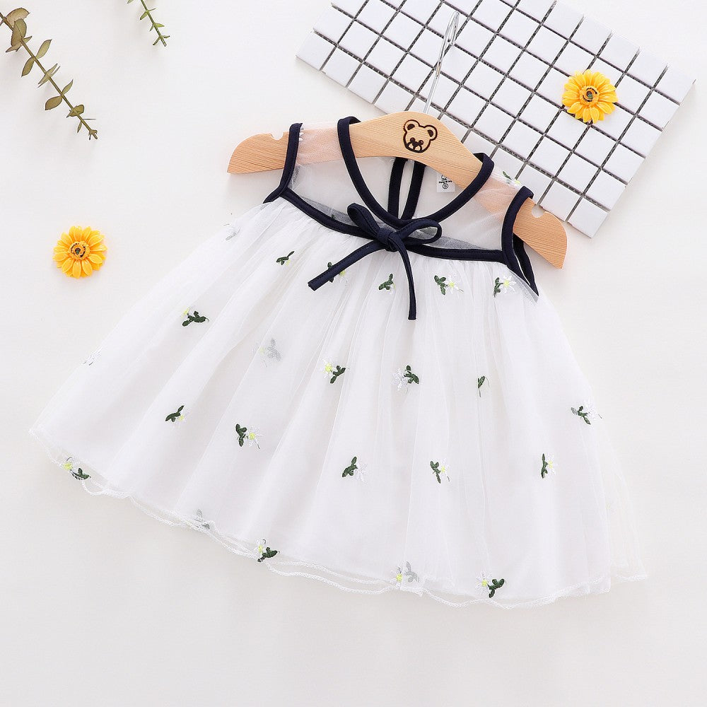 Children’s Clothing Summer New Baby Girl Sleeveless Mesh Dress - Shop N Save