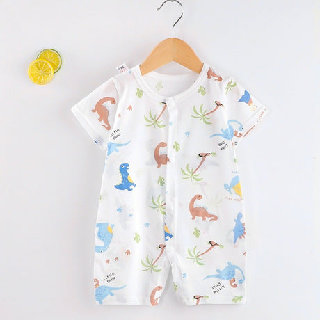 Baby Jumpsuit Newborn Romper Short-Sleeved Thin Romper Infant Baby Bag - Shop N Save
