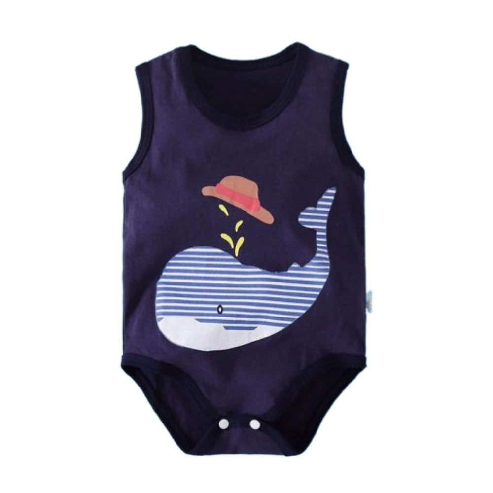 Summer Infant Jumpsuit New Born Baby Romper - Blue - Shop N Save