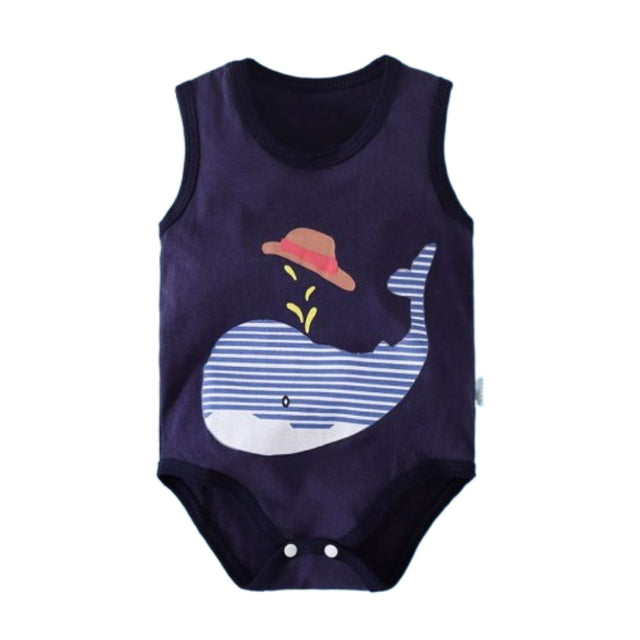 Summer Infant Jumpsuit New Born Baby Romper - Blue - Shop N Save