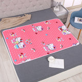New Born Baby Quilted Urine Washable Pad - pink - Shop N Save