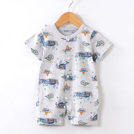 Baby Jumpsuit Newborn Romper Short-Sleeved Thin Romper Infant Baby Bag - Shop N Save